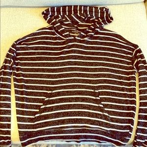 American eagle outfitters striped sweatshirt